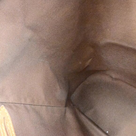 LOUIS VUITTON Montsouris MM Backpack Bag Monogram Leather Brown M51136 77ED313 - Picture 9 of 14